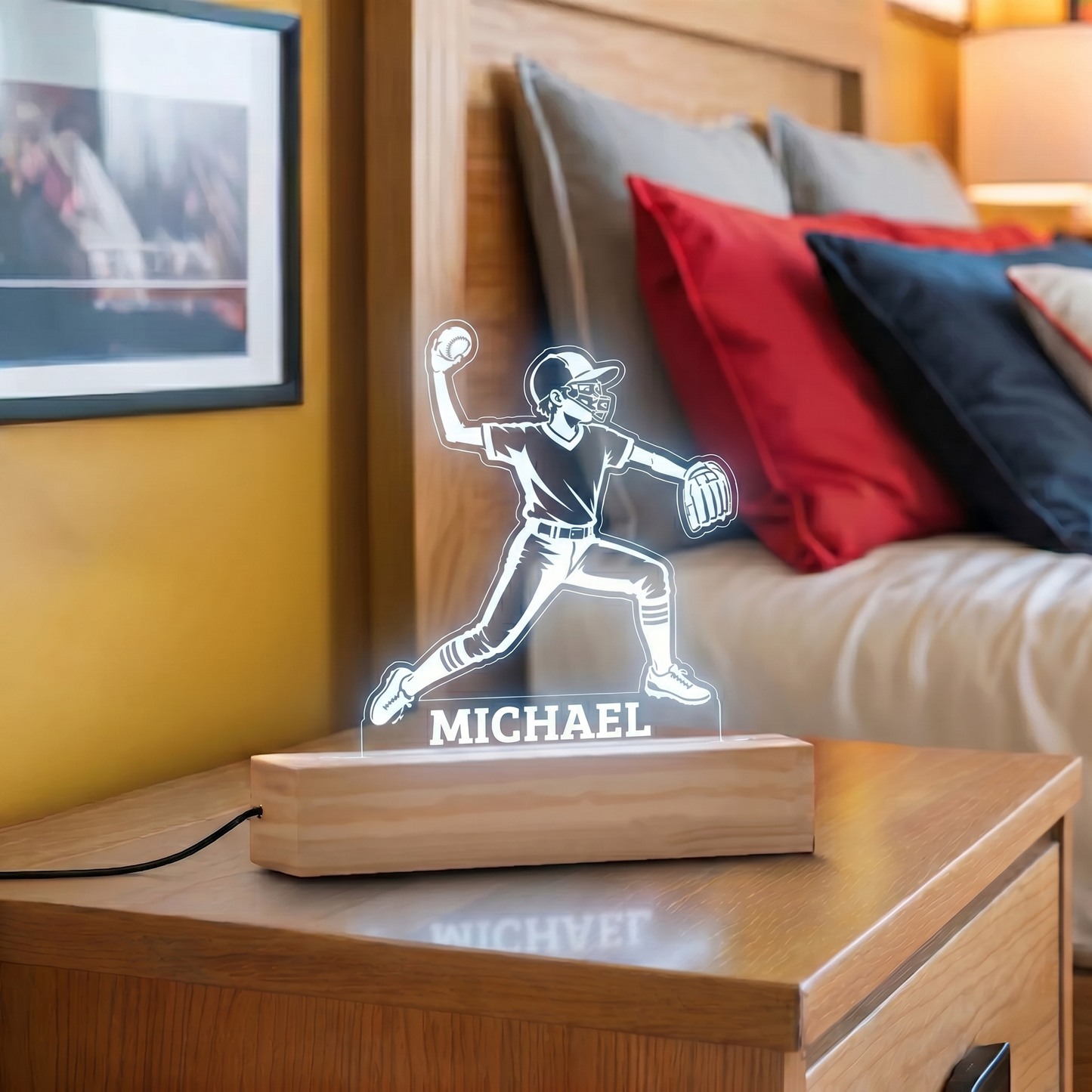 Softball Boy Nightlight