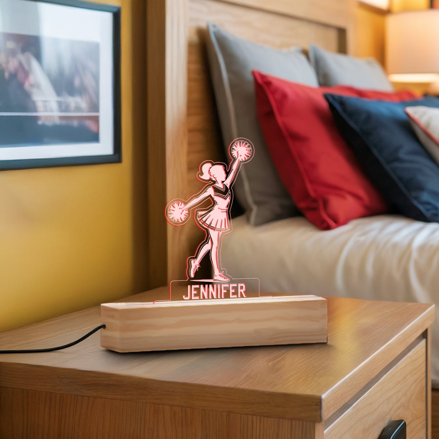 Cheerleader Poise Nightlight