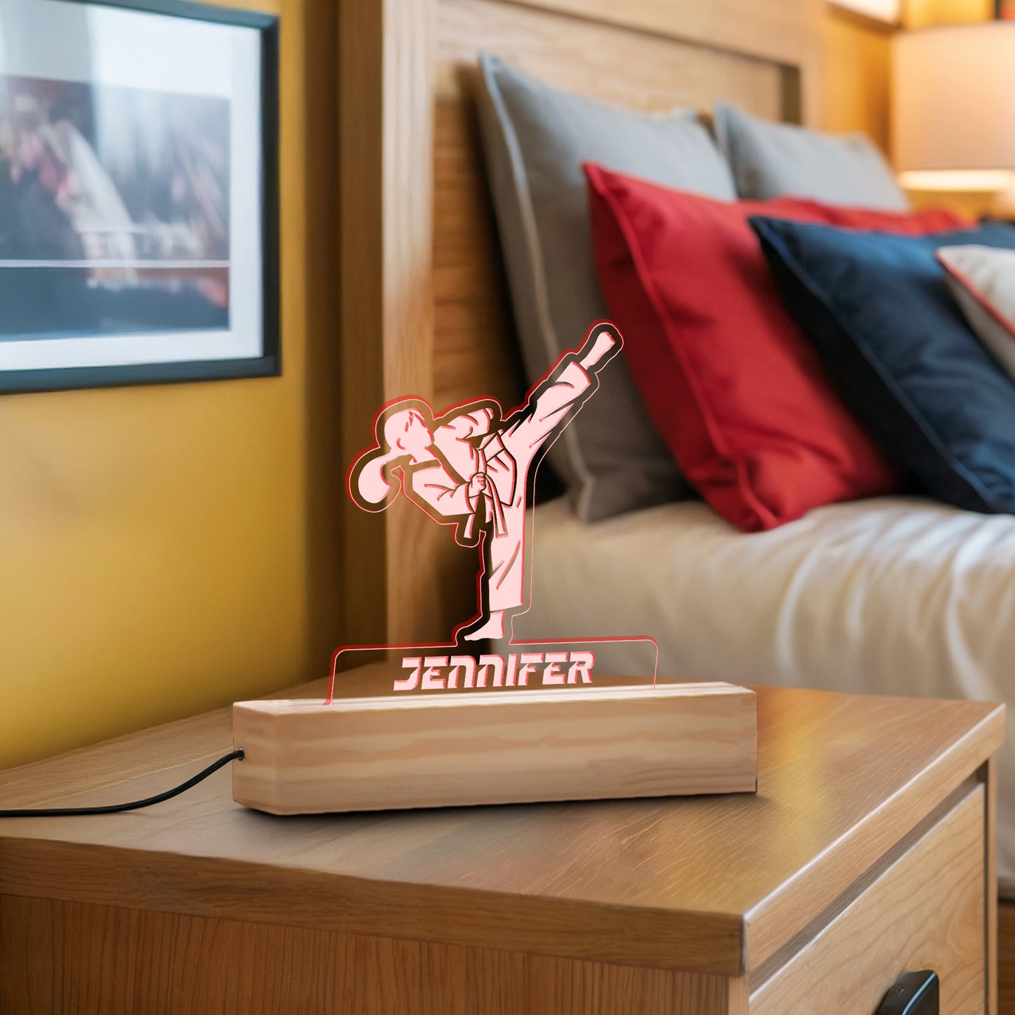 Martial Arts Girl Nightlight