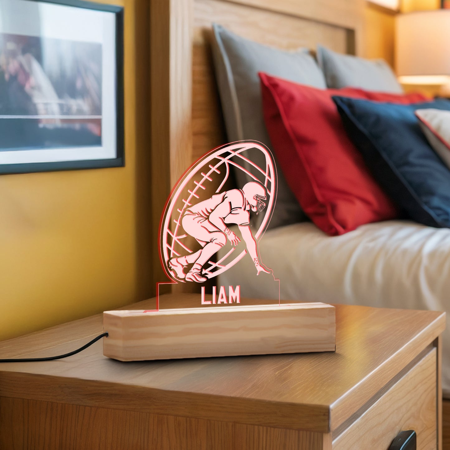 Football Linebacker Nightlight