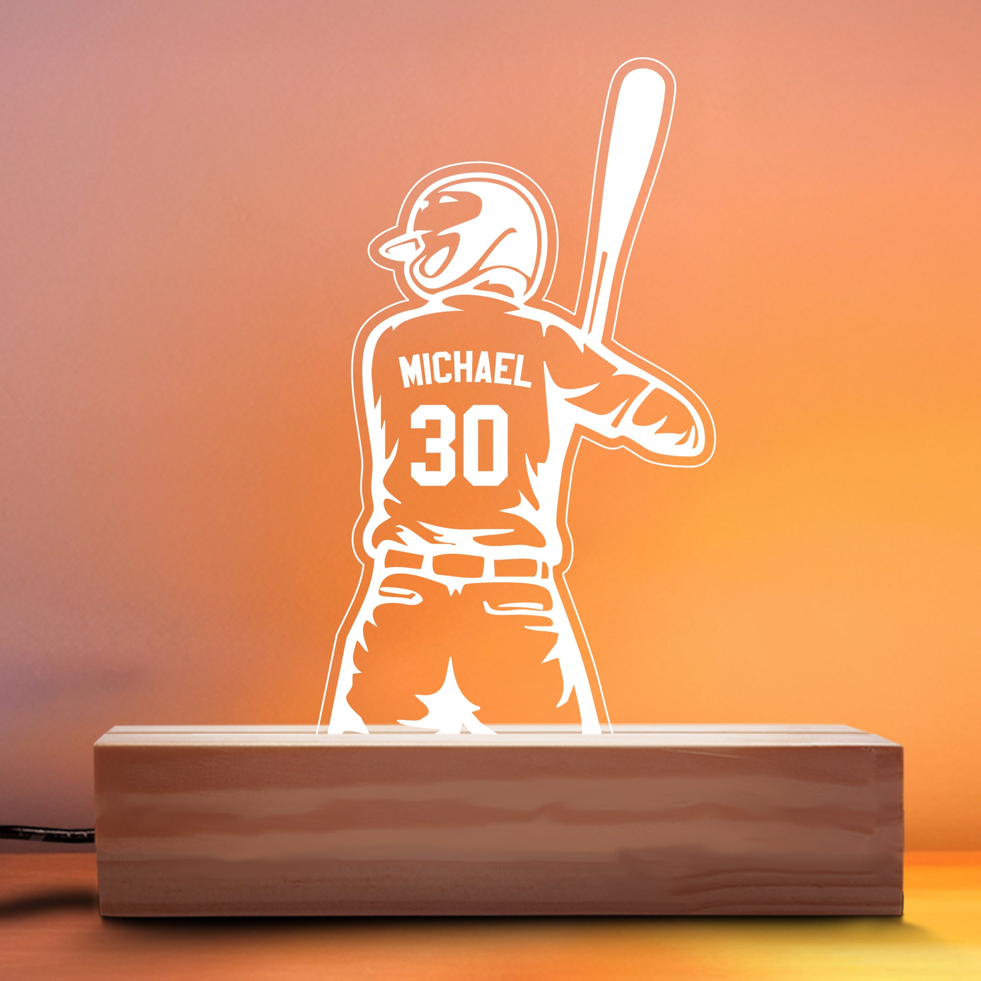 Baseball Slugger Nightlight – MVP Lights