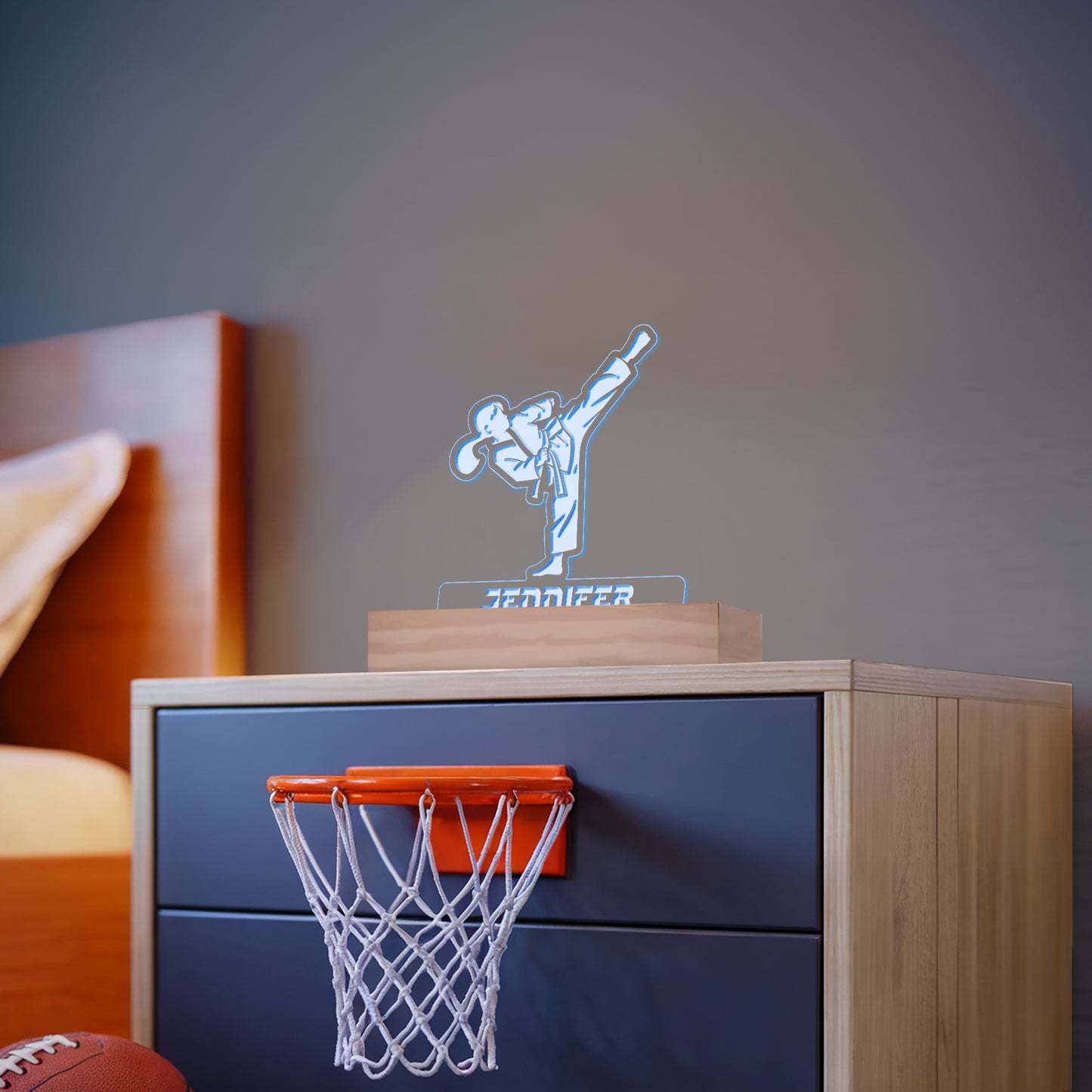 Martial Arts Girl Nightlight