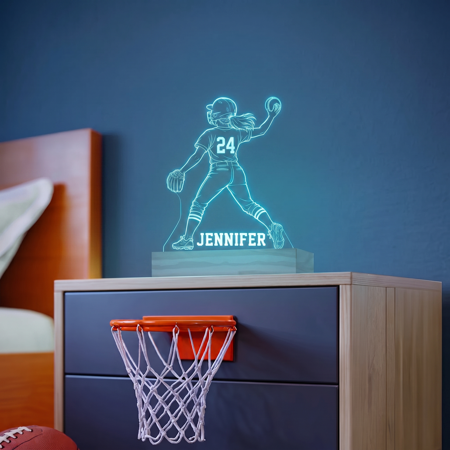 Softball Girl II Nightlight
