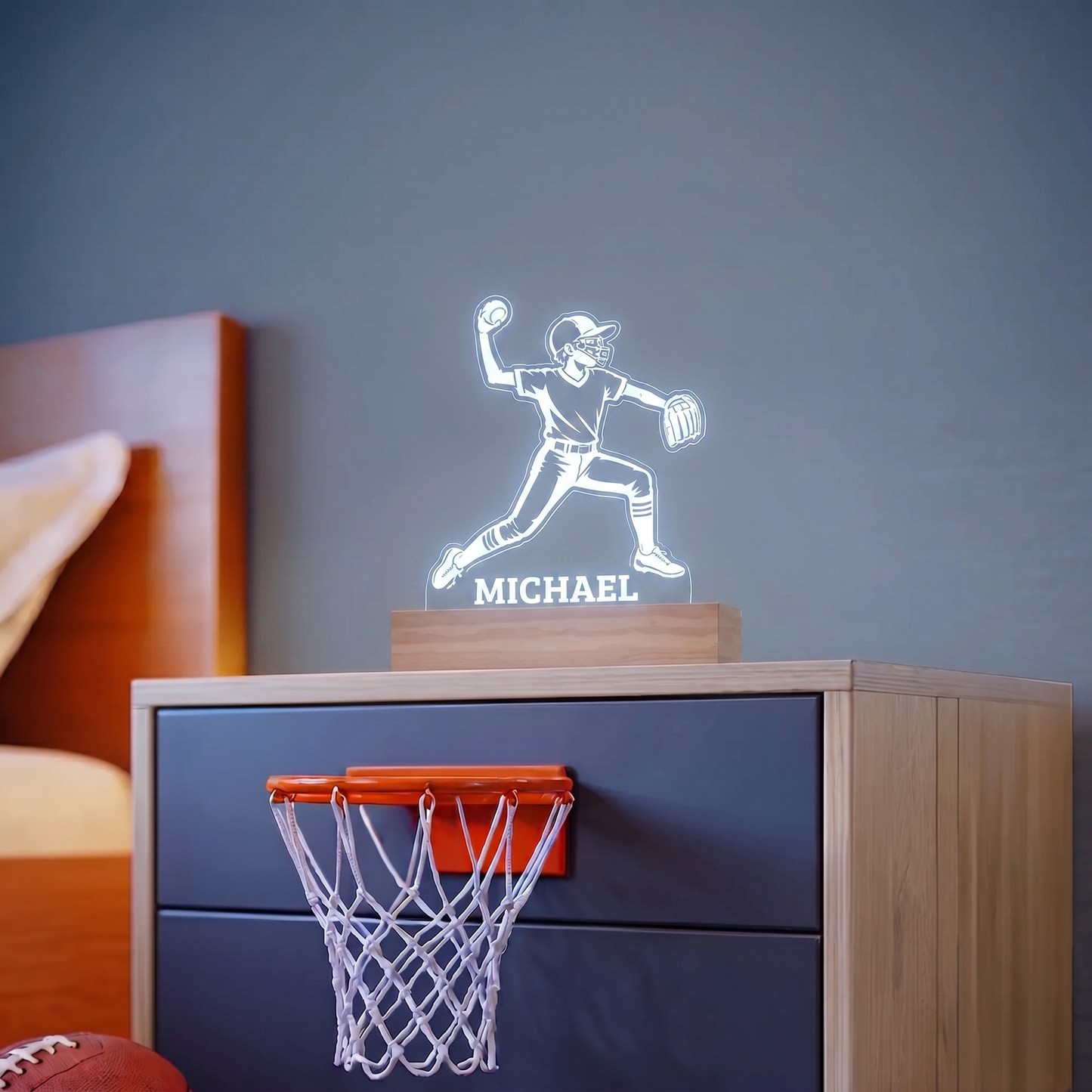 Softball Boy Nightlight