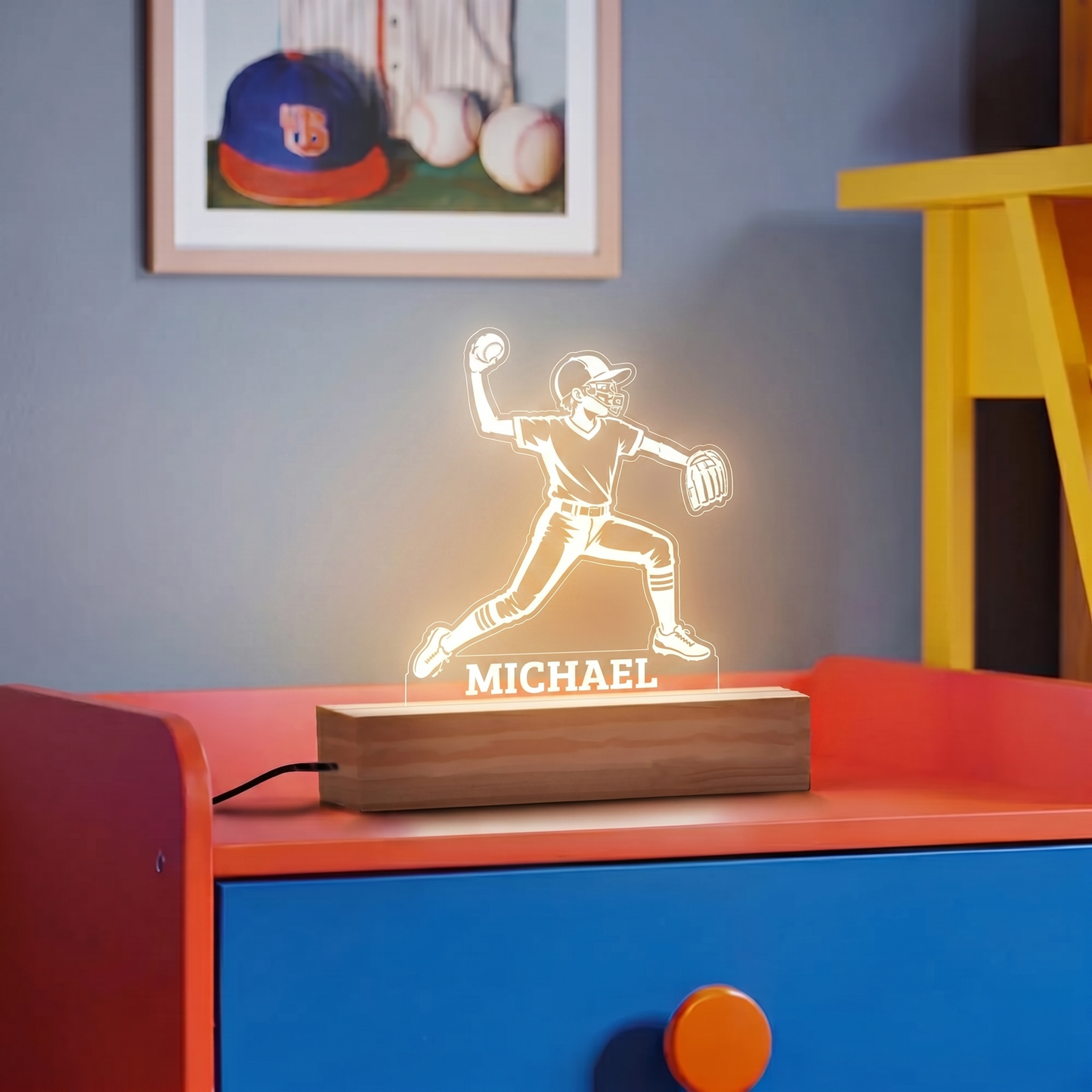 Softball Boy Nightlight