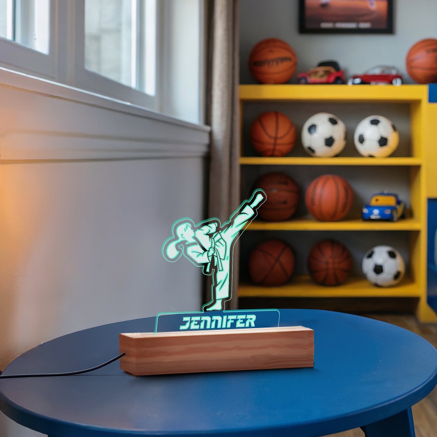 Martial Arts Girl Nightlight