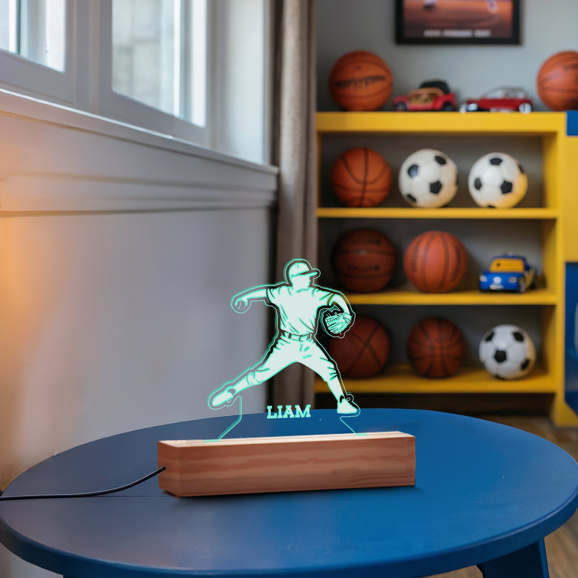 カネボウ「光る！MLBライトアップピンバッチボード」 Baseball Pitcher Nightlight – MVP Lights