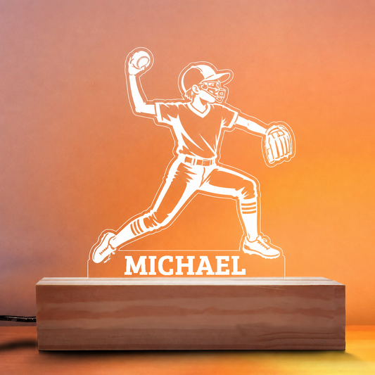 Softball Boy Nightlight
