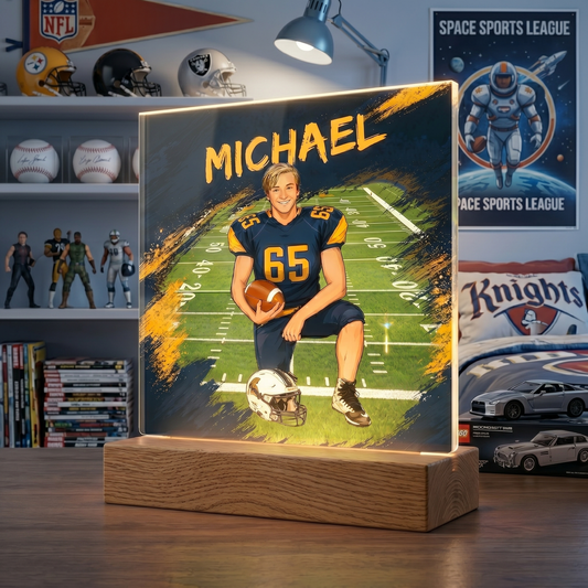 Personalized Sports LED Acrylic Plaque
