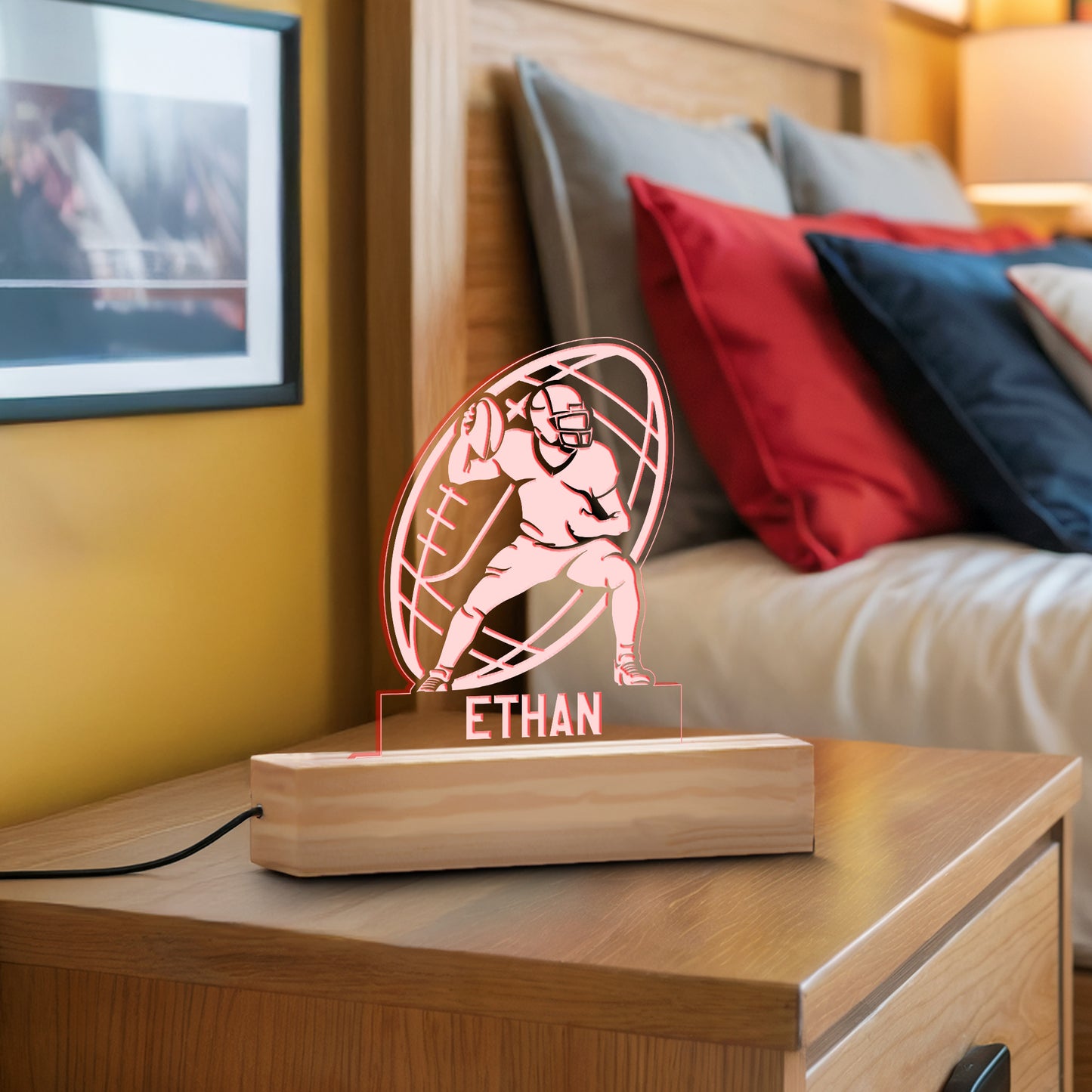 Football Quarterback Nightlight