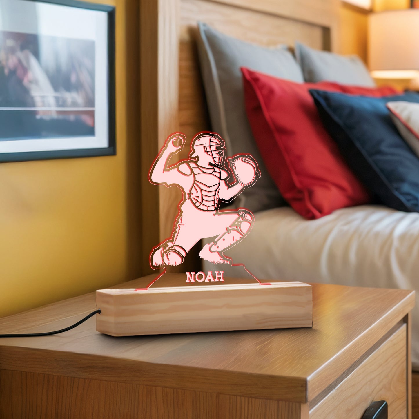 Baseball Catcher Nightlight