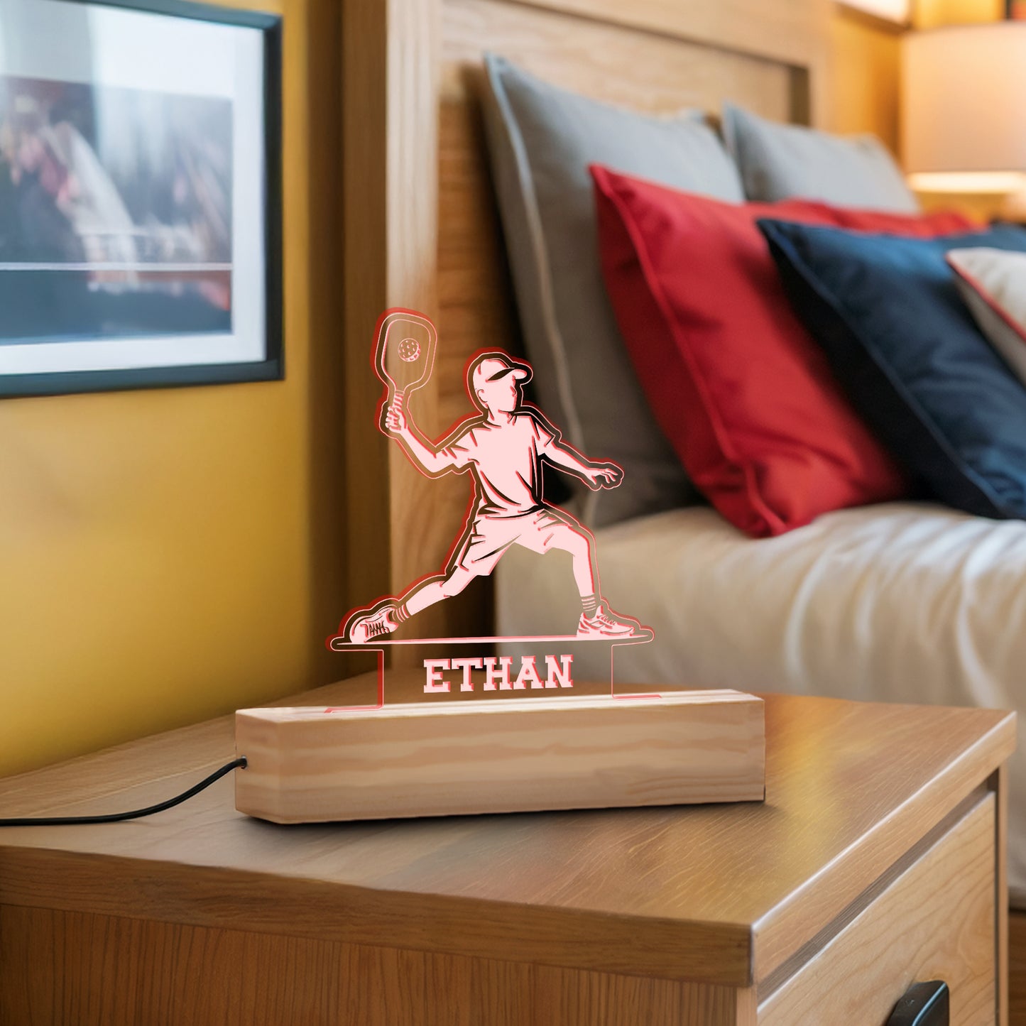 Pickleball Star Nightlight