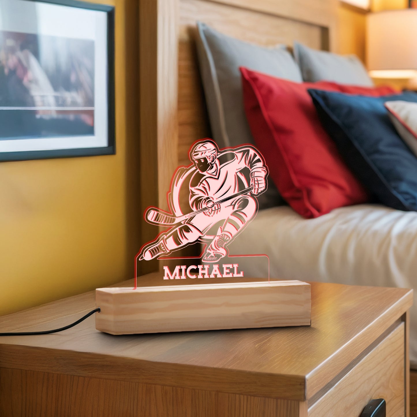 Hockey Forward Nightlight