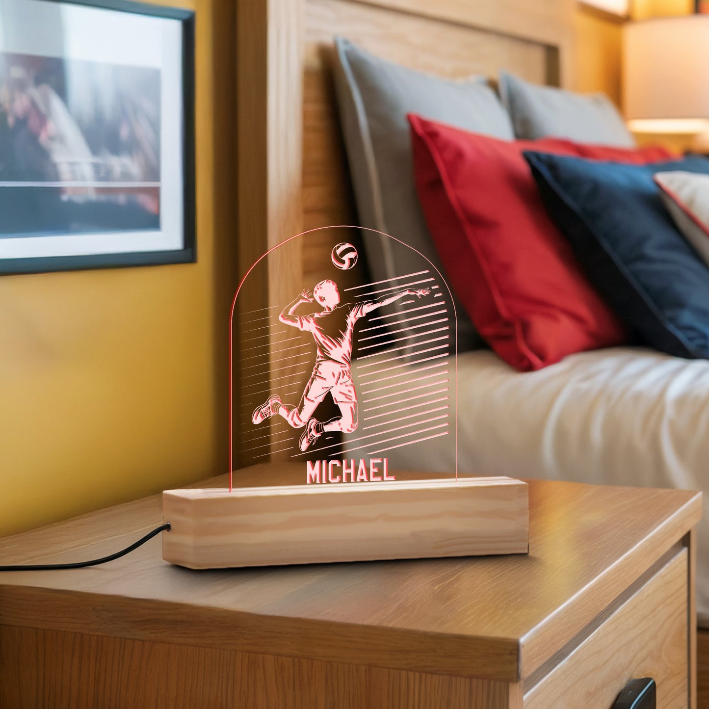 Volleyball Boy Nightlight