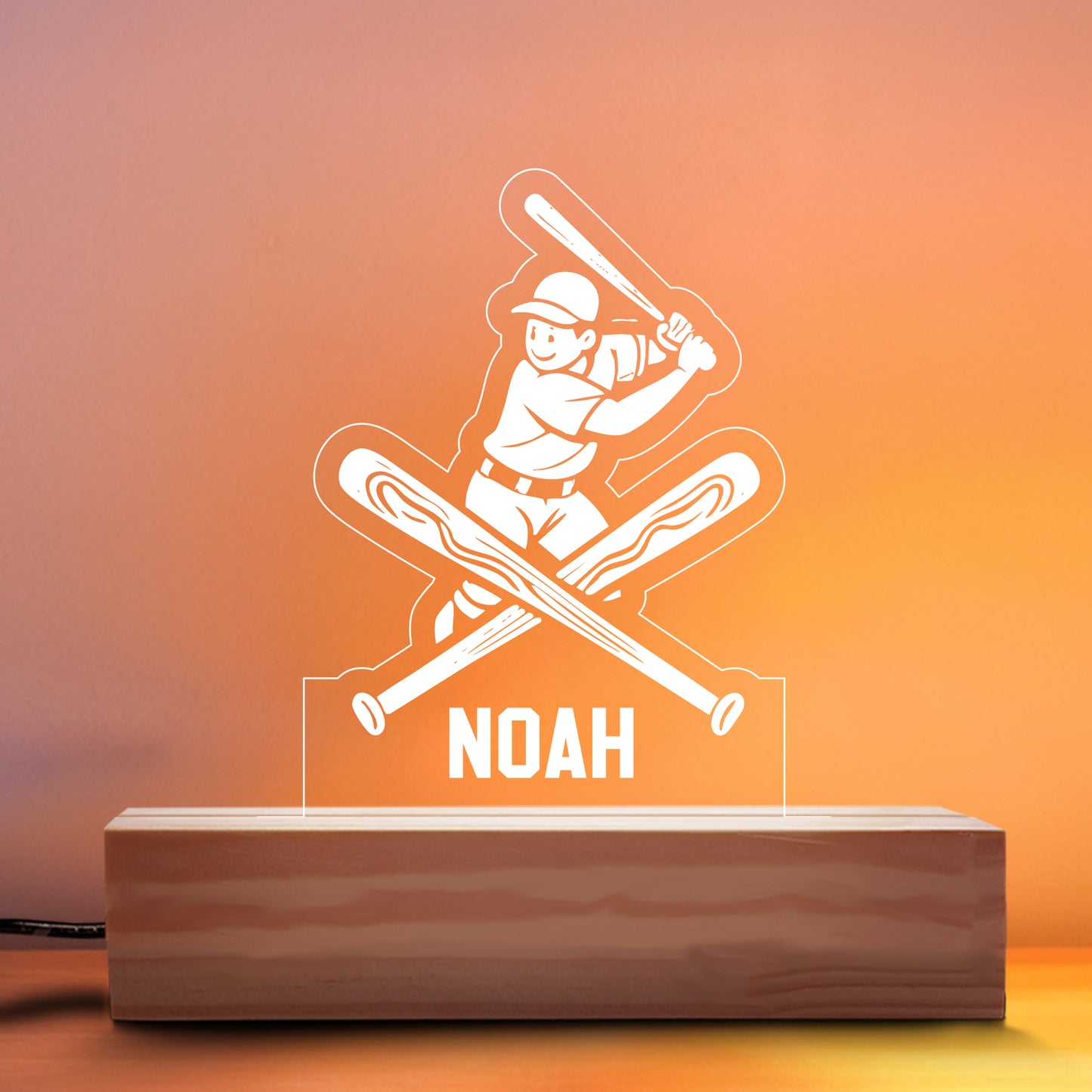 Baseball Bats Nightlight
