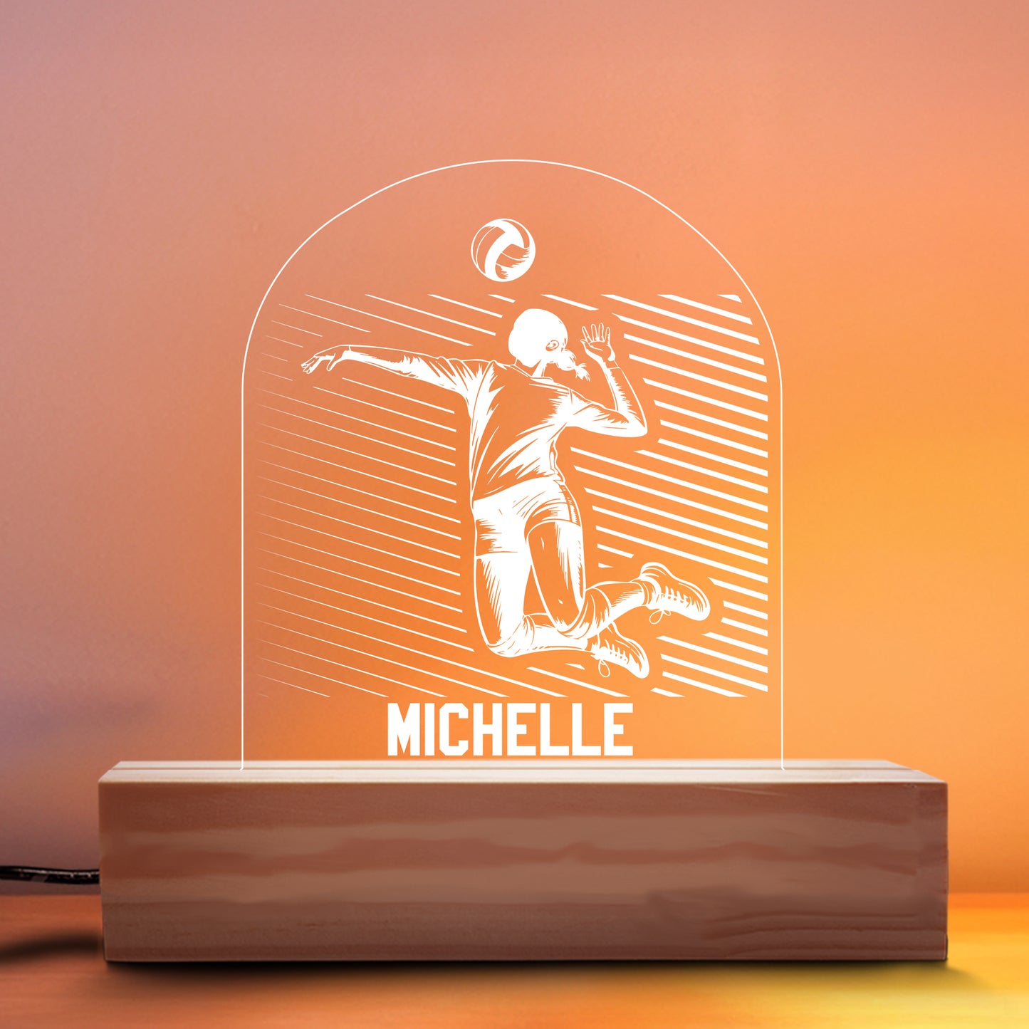 Volleyball Girl Nightlight