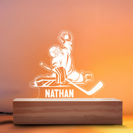 Hockey Goalie Nightlight