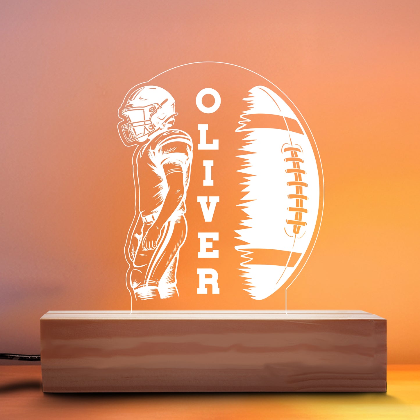Football Player Nightlight