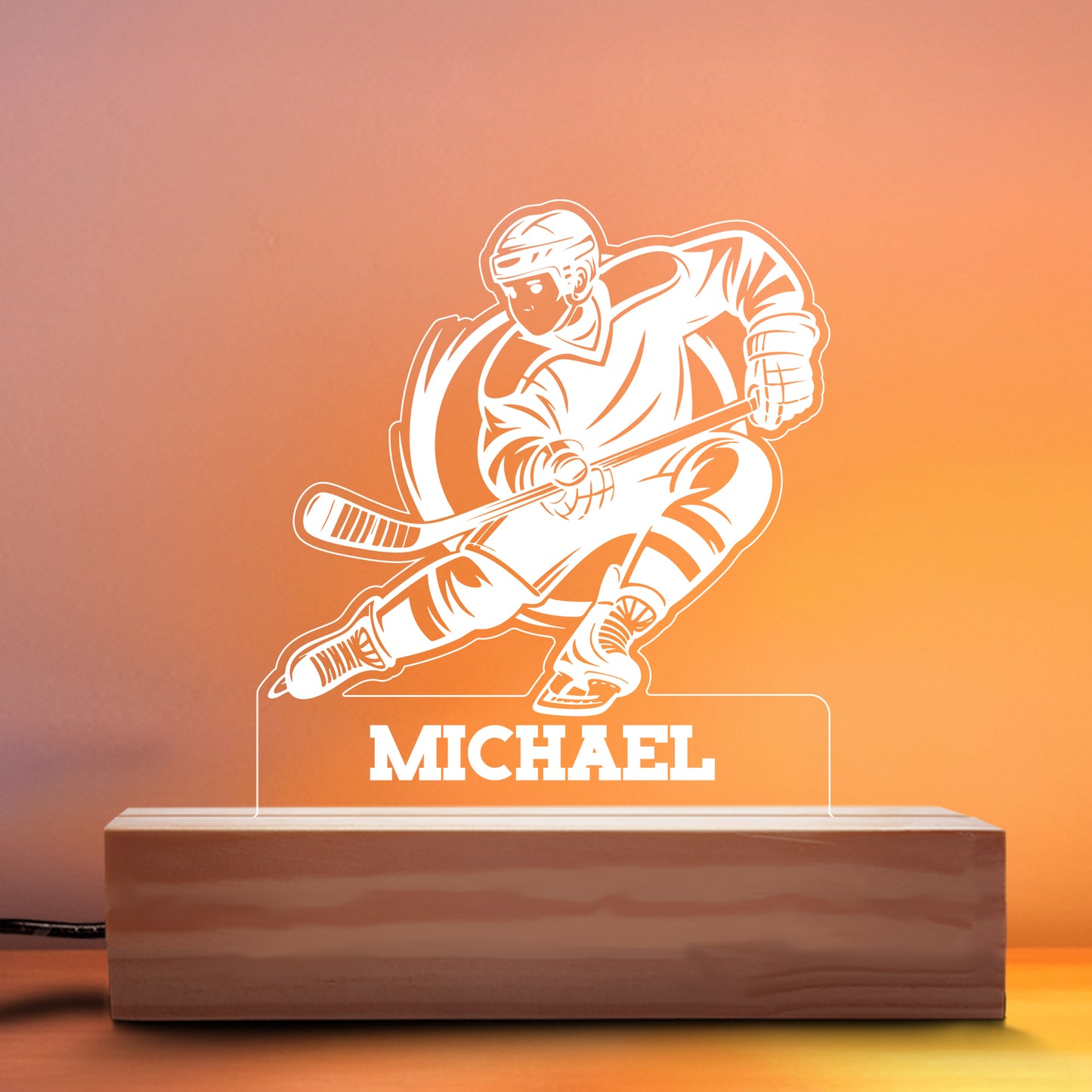 Hockey Forward Nightlight