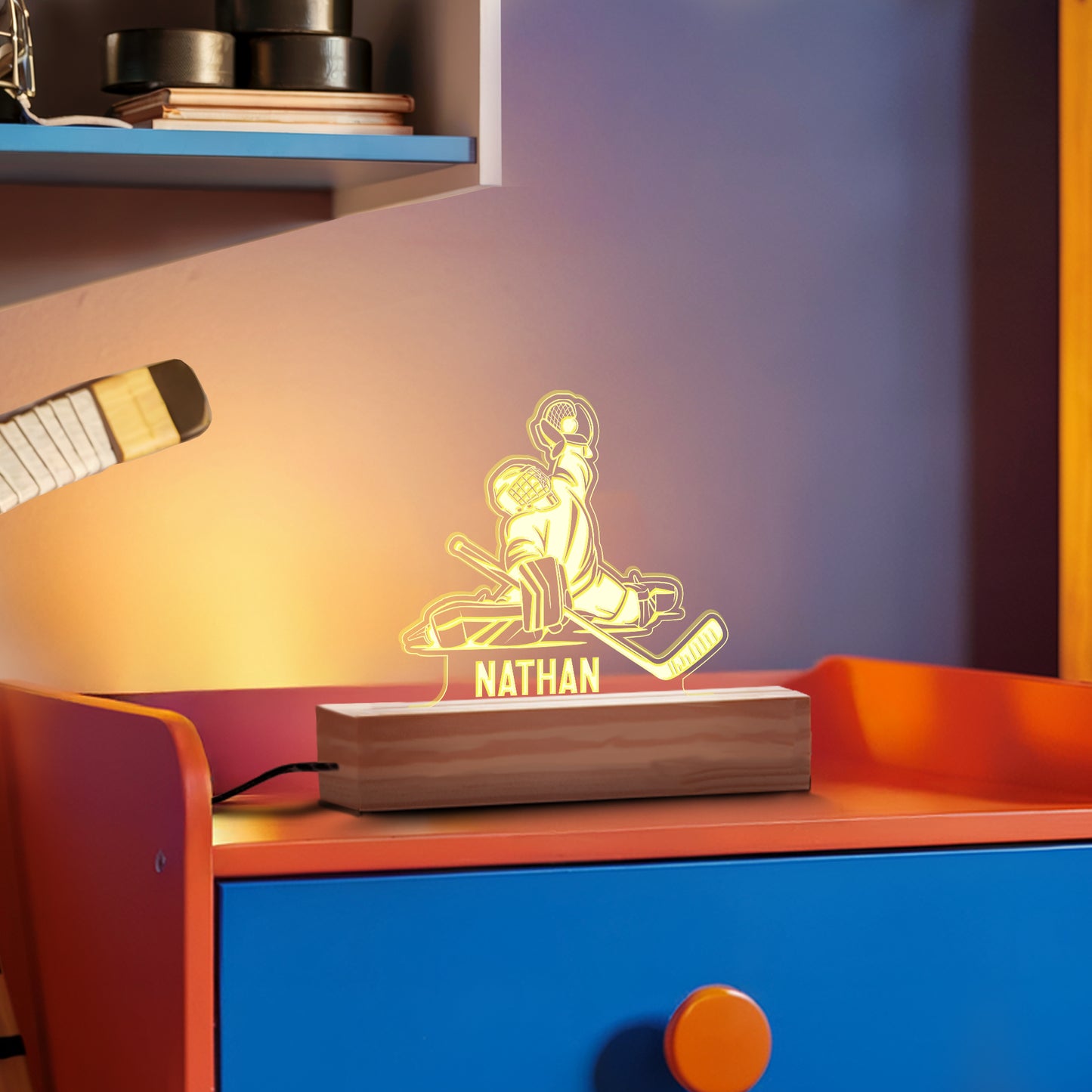 Hockey Goalie Nightlight