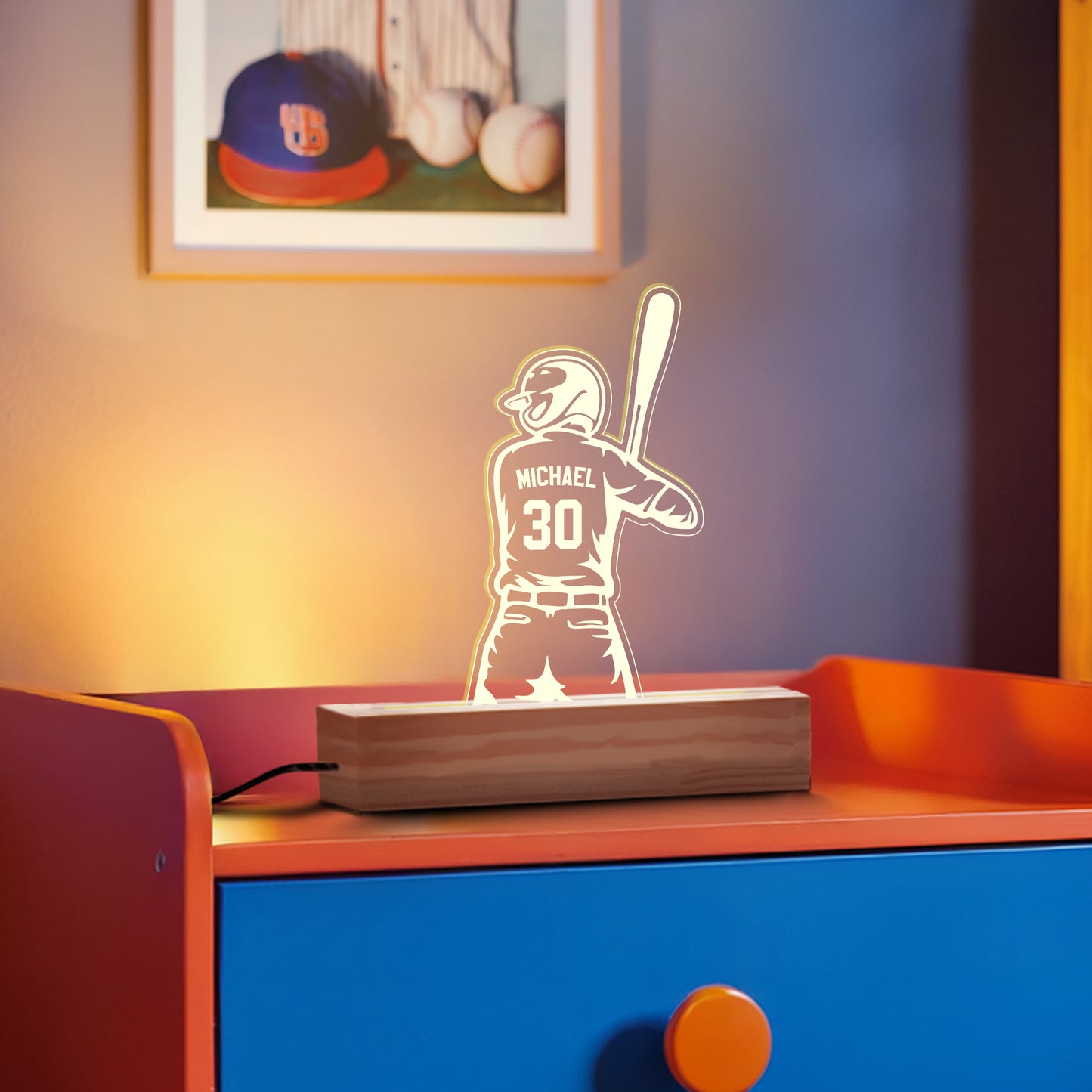Baseball Slugger Nightlight