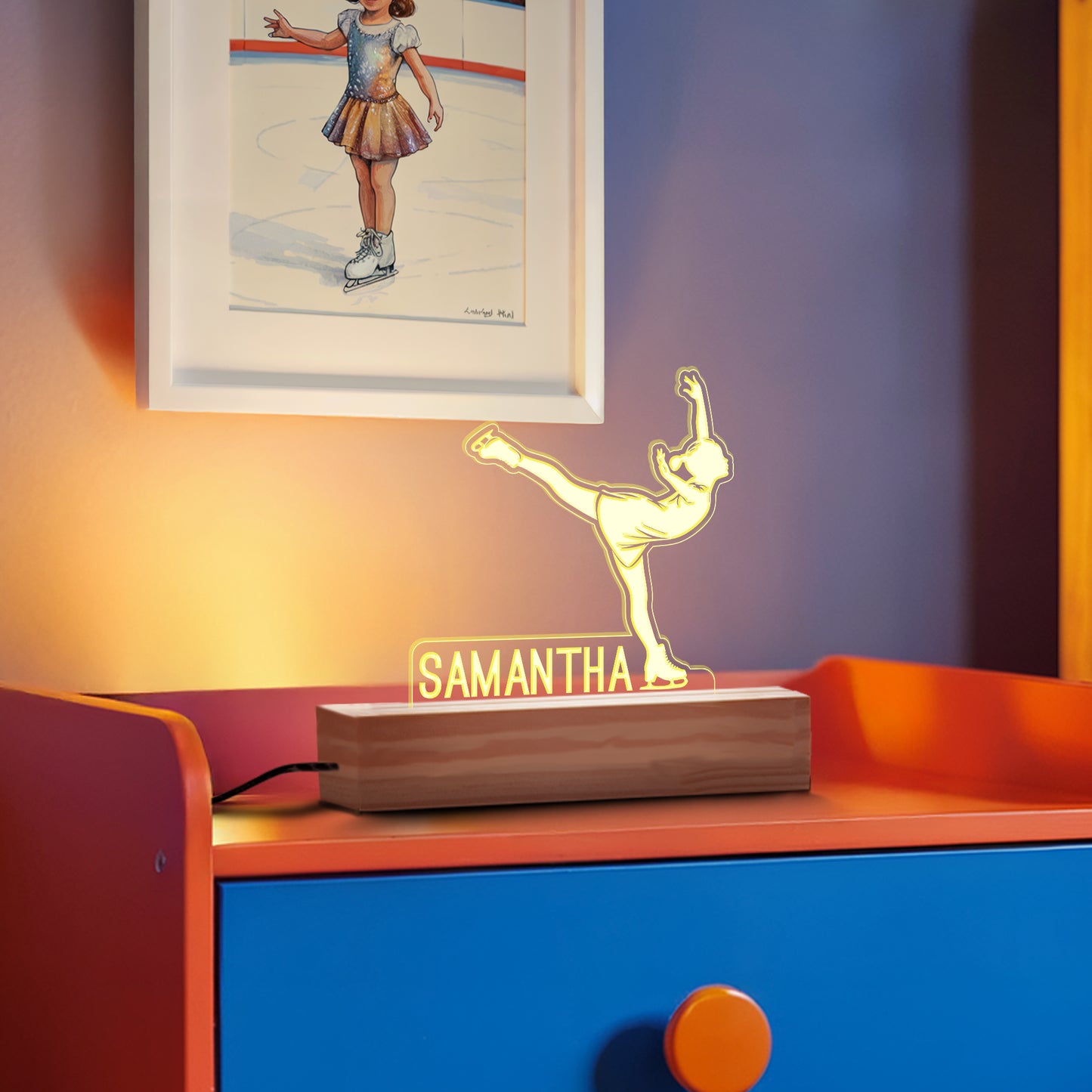 Ice Skating Nightlight