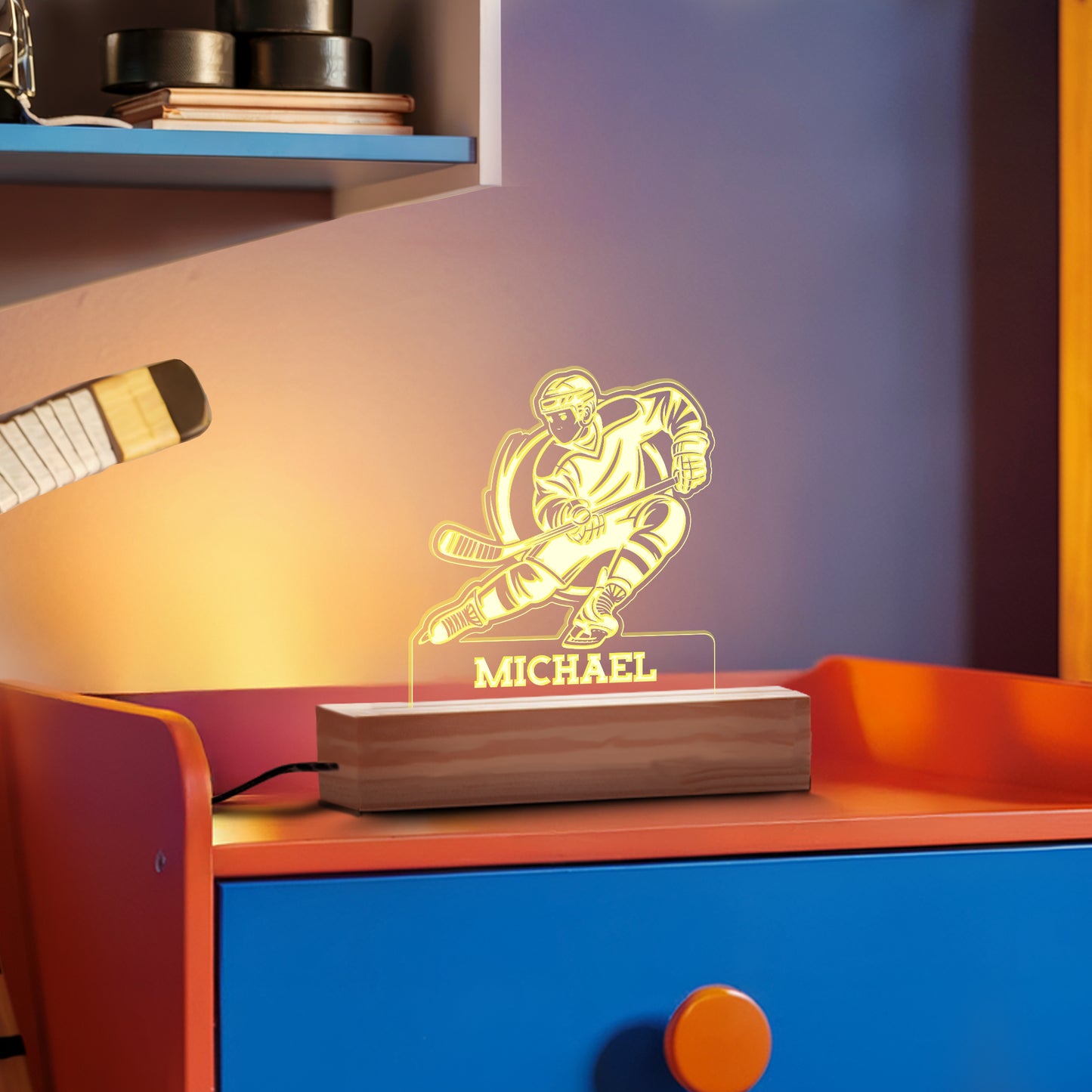 Hockey Forward Nightlight