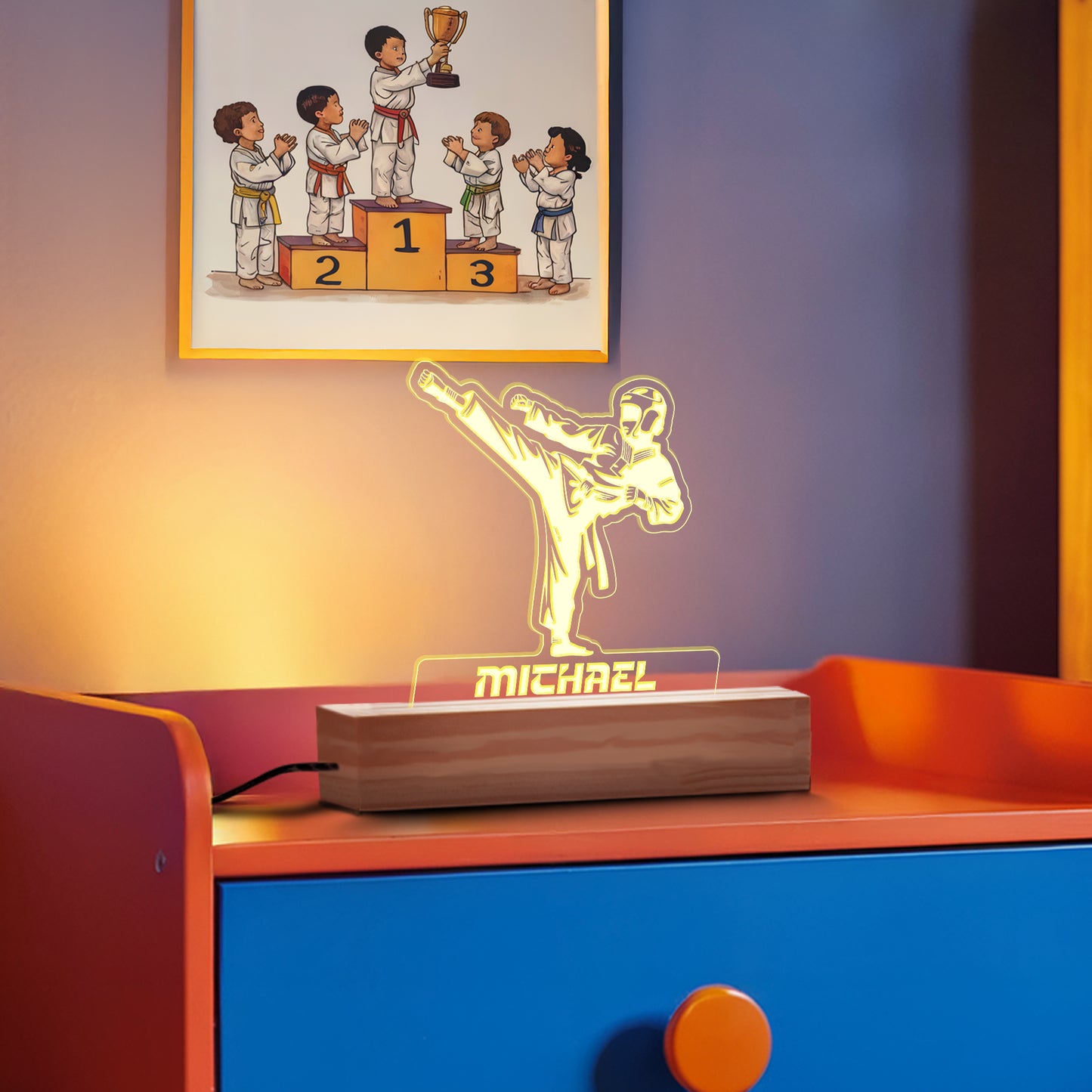 Martial Arts Boy Nightlight