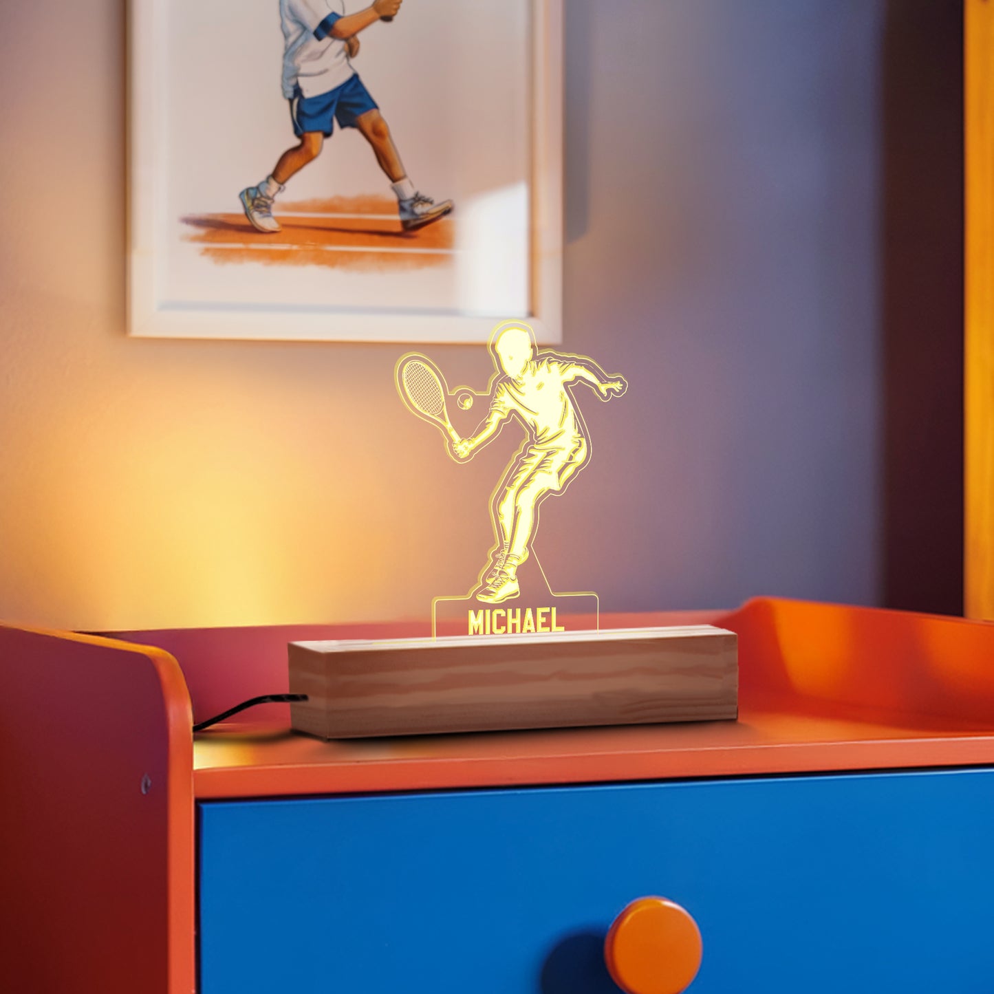 Tennis Boy Nightlight