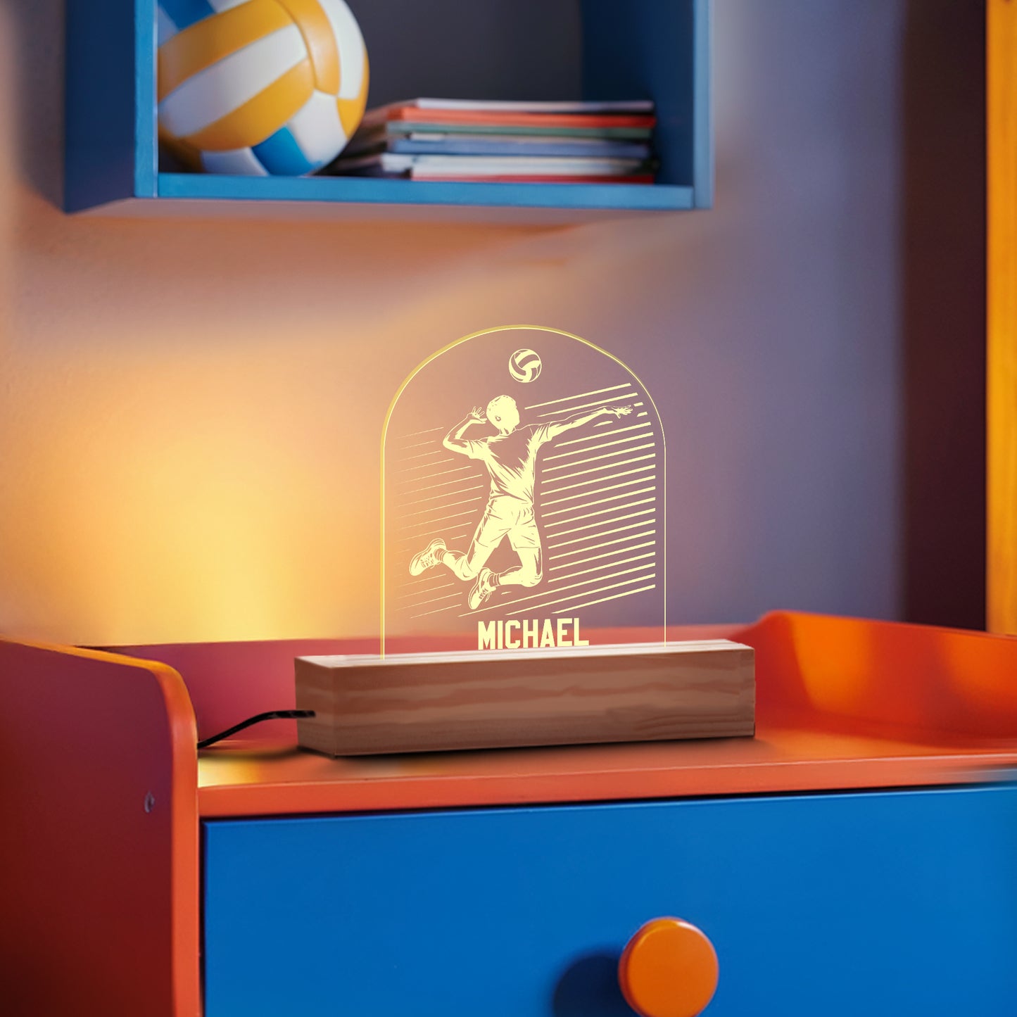 Volleyball Boy Nightlight
