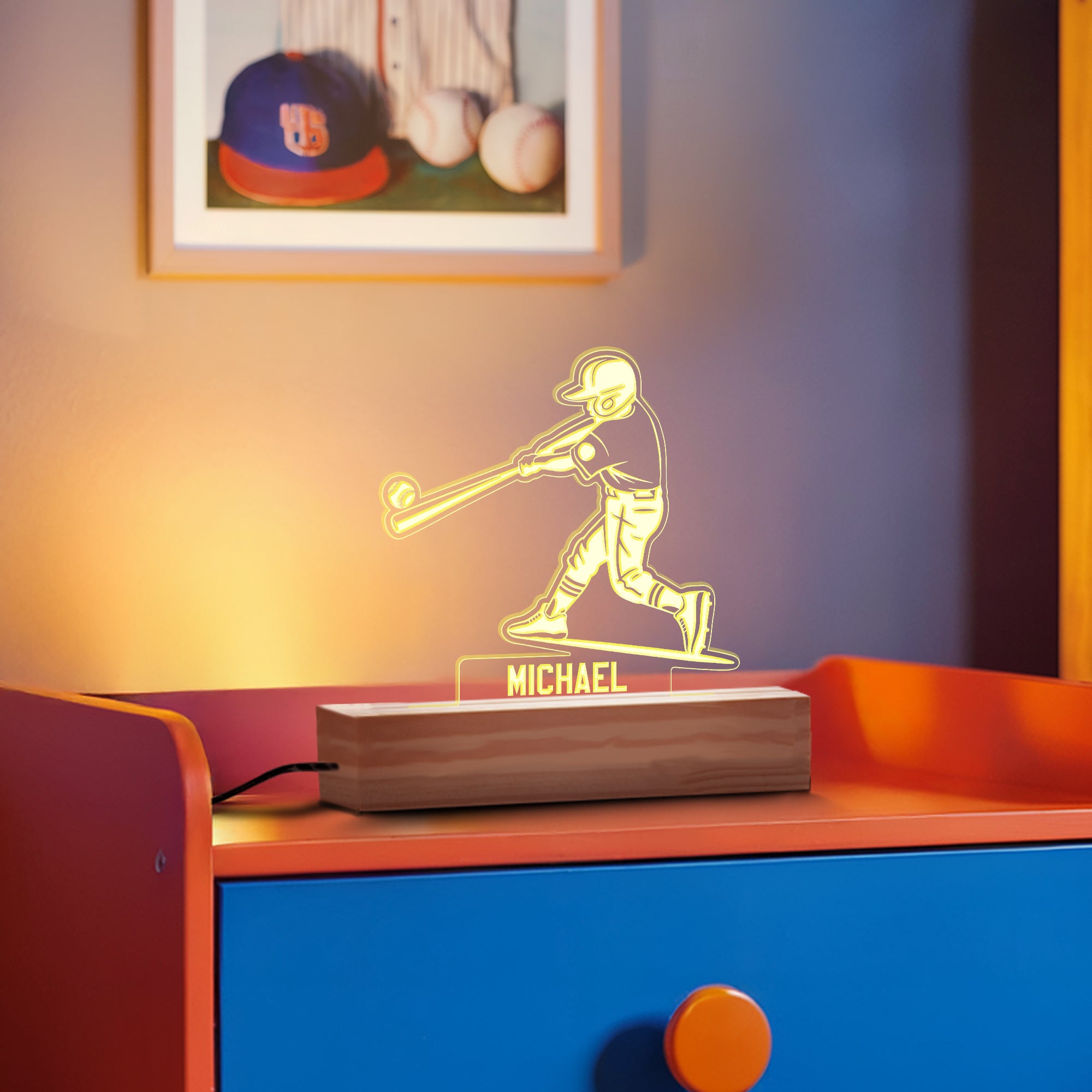 Baseball Dinger Nightlight – MVP Lights